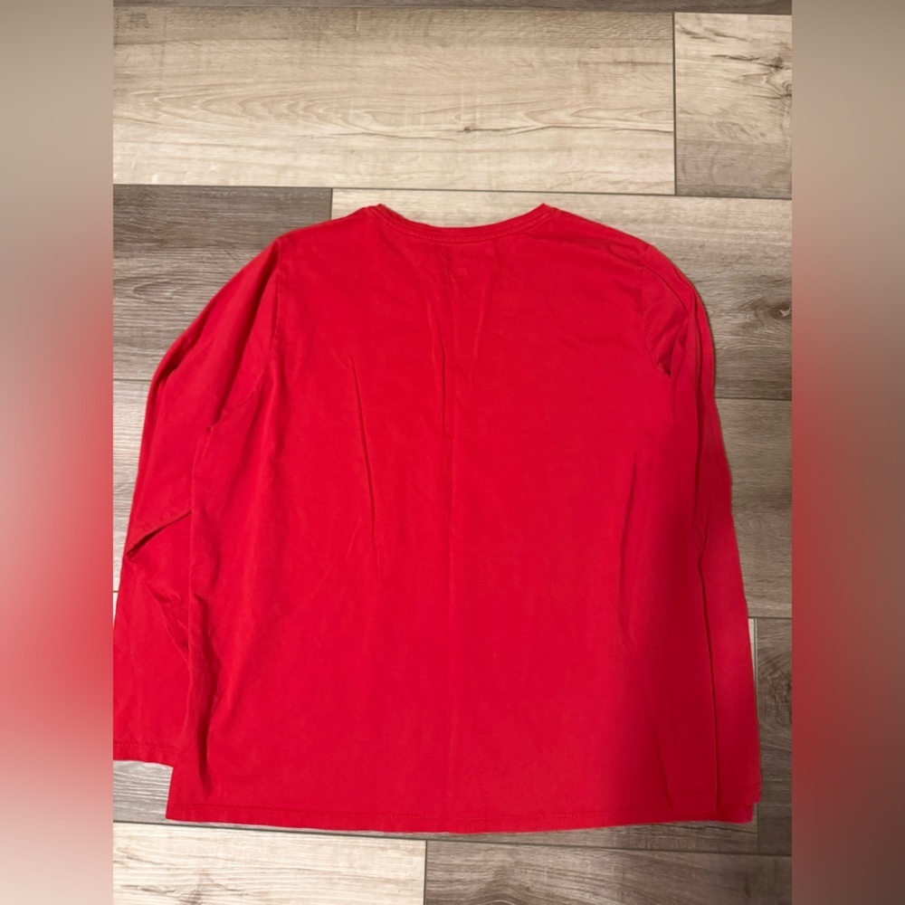 Lands' End Relaxed Fit Tees - Bold Red, Classic Blue, Sleek Black. Set of three - Picture 5 of 9